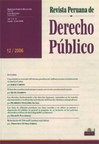 Revista Peruana de Derecho Publico Nº 12 | García Belaunde, Domingo