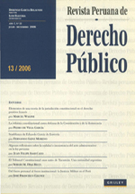 Revista Peruana de Derecho Publico Nº 13 | García Belaunde, Domingo