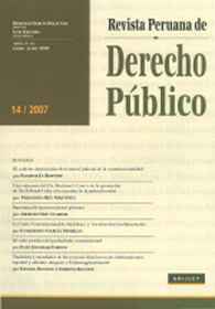 Revista Peruana de Derecho Publico Nº 14 | García Belaunde, Domingo