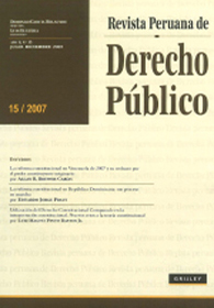 Revista Peruana de Derecho Publico Nº 15 | García Belaunde, Domingo