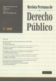 Revista Peruana de Derecho Publico Nº 17 | García Belaunde, Domingo
