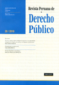 Revista Peruana de Derecho Publico Nº 20 | García Belaunde, Domingo