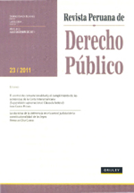 Revista Peruana de Derecho Publico Nº 23 | García Belaunde, Domingo