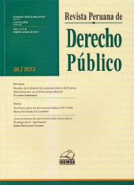 Revista Peruana de Derecho Publico Nº 26 | García Belaunde, Domingo