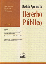 Revista Peruana de Derecho Publico Nº 27 | García Belaunde, Domingo