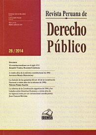 Revista Peruana de Derecho Publico Nº 28 | García Belaunde, Domingo