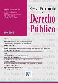 Revista Peruana de Derecho Publico Nº 36 | García Belaunde, Domingo