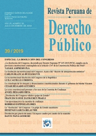Revista Peruana de Derecho Publico Nº 39 | García Belaunde, Domingo