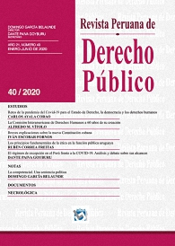 Revista Peruana de Derecho Publico Nº 30 | García Belaunde, Domingo