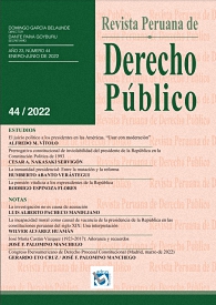 Revista Peruana de Derecho Publico Nº 43 | García Belaunde, Domingo